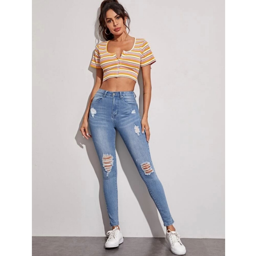 Holliester California Ripped Jeans